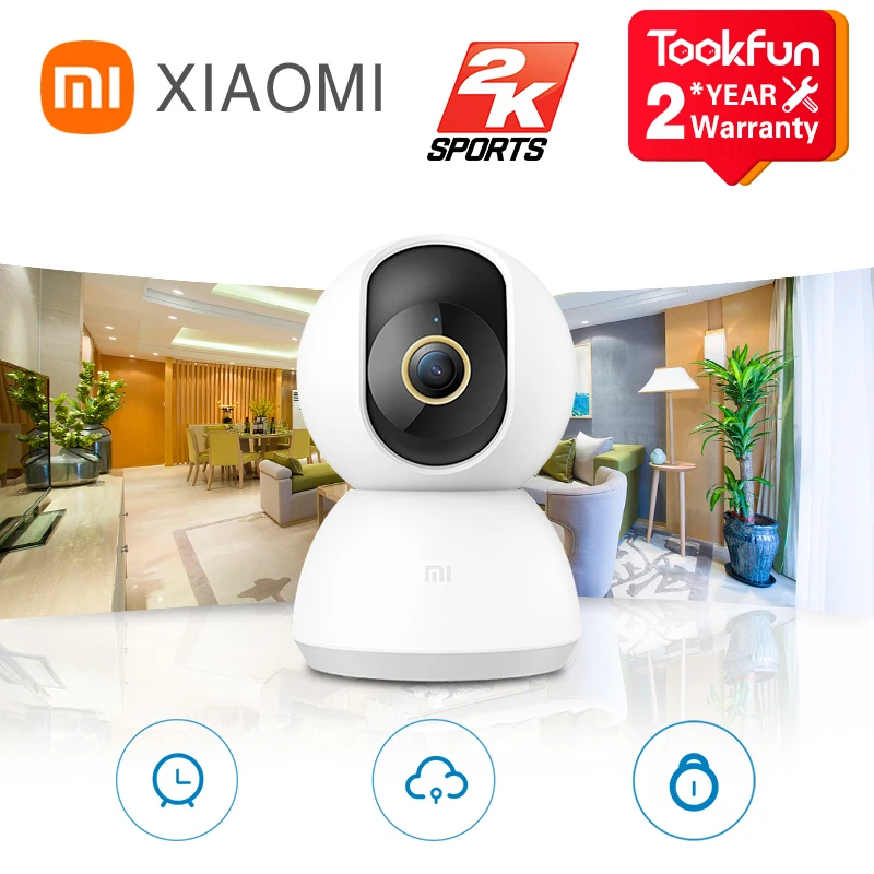 Xiaomi-cámara de seguridad para el hogar, dispositivo con detección humanoide ia de 3 millones de píxeles, visión nocturna infrarroja, 2K, versión Global, 360 °