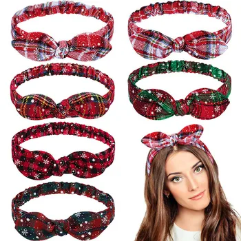 

Christmas Headbands Cute Bunny Ears Women Girls Headwear Ornaments Xmas Decorations Hair Band New Year Party Cosplay Supplies