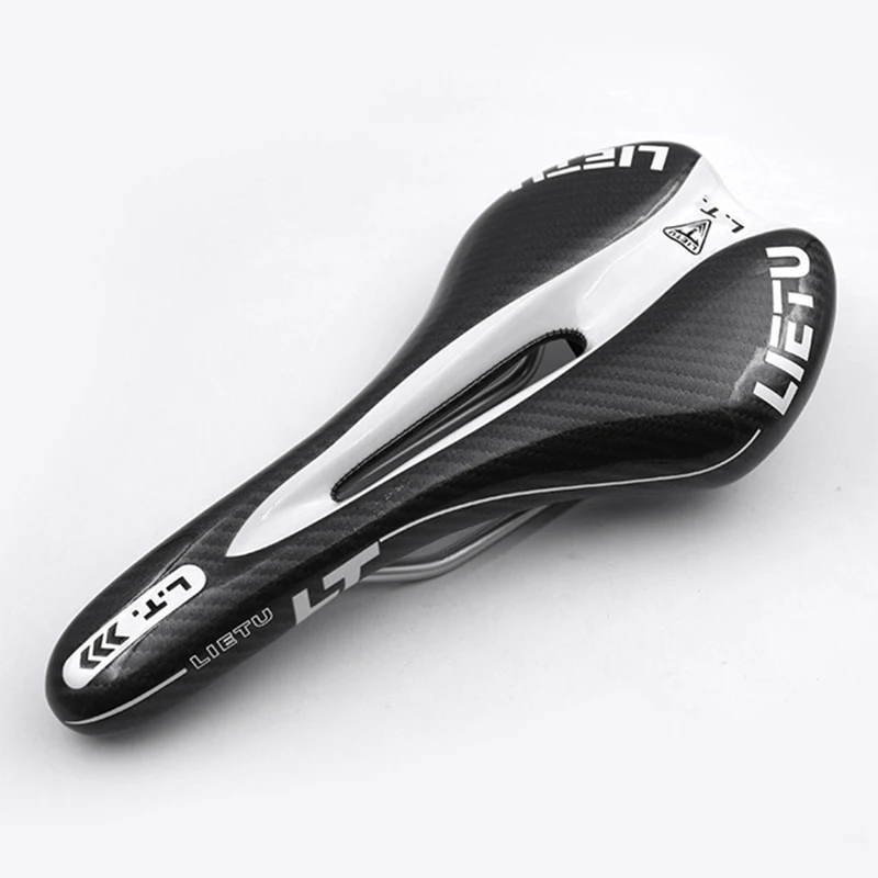 Дышащее велосипедное седло LIETU MTB Триатлон горная дорога кожа стальной рельс