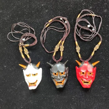 

Handmade Hannya Necklace Pendant Float Draw Zephyr Japanese Style Harajuku