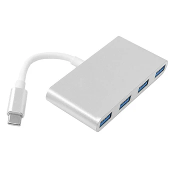 

Thunderbolt USB 3.1 Type-C to USB 3.0 4 Port Hub Adapter USB-C Aluminum