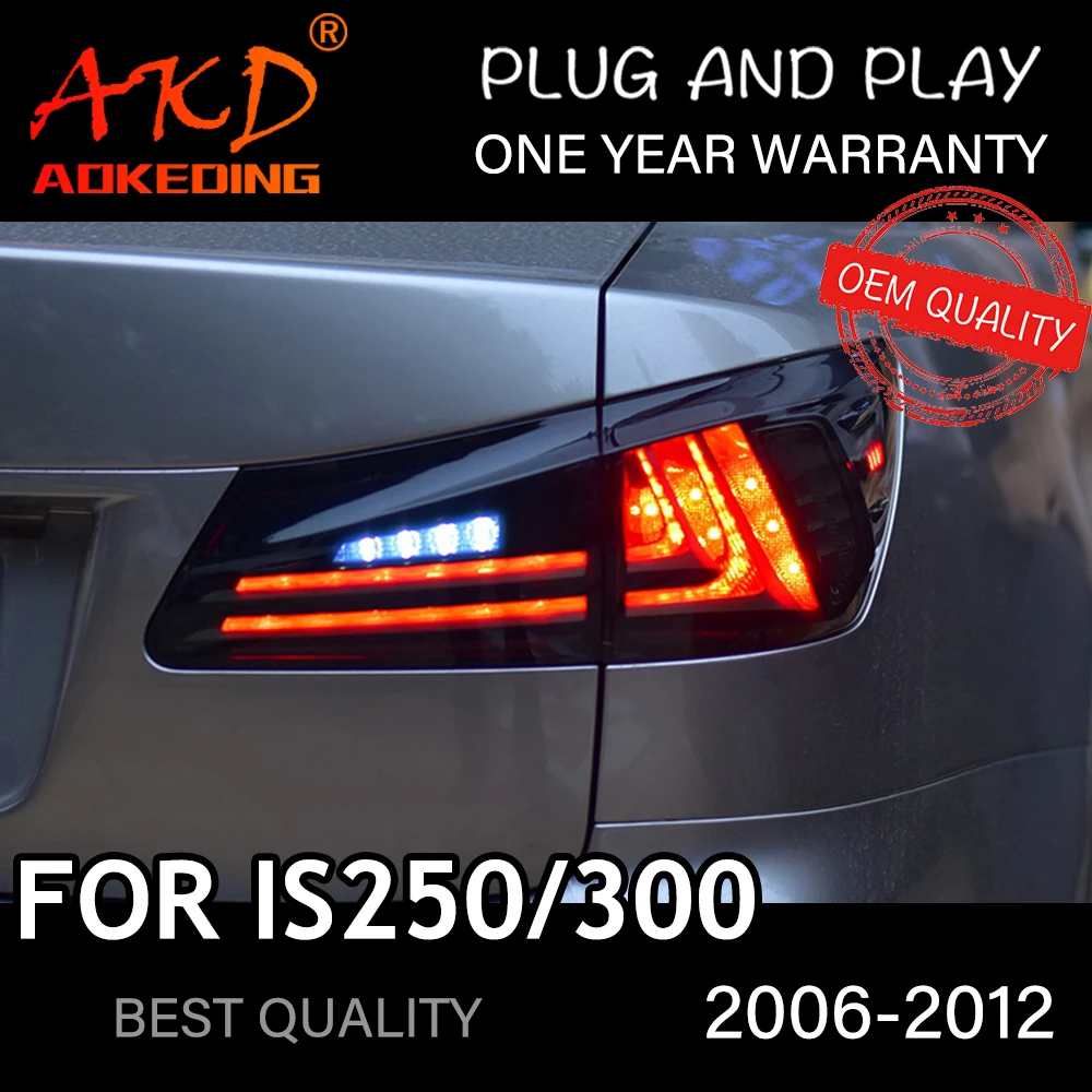 

Tail Light For Lexus IS250 2006-2012 автомобильные товары Rear Lamp LED Lights Car Accessories IS300 Taillights