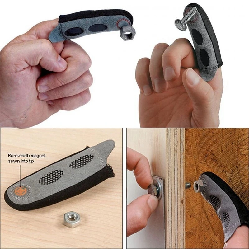 Gespecificeerd bodem Hoofd Magnetic Fingertip Sleeve Convenience Tools Woodworking Tools Hand Tools  Magnet Gereedschap 3 Inches Long
