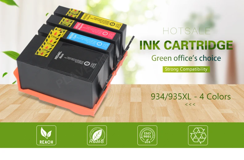 Plavetink 4 цвета 934 935 XL картридж с чернилами для принтера для hp 934 935 XL совместимый для hp Officejet Pro 6812 6820 6830 6815 принтер