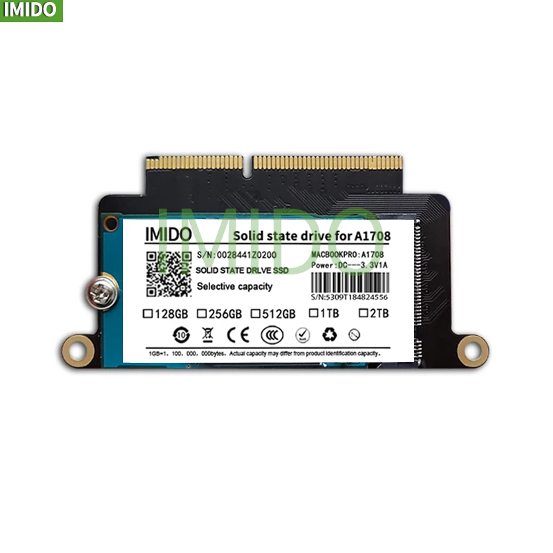 Новый A1708 ноутбук SSD 128 ГБ 256 512 для Macbook Pro Retina 13 3 &quot2016 2017 год 1708 твердотельный диск