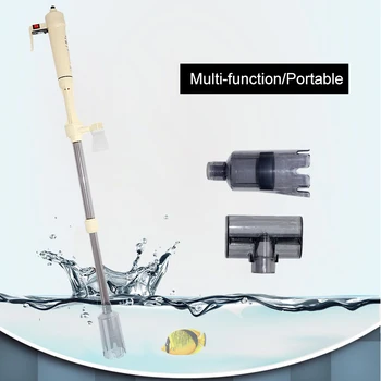 

Varmhus 1pc Aquarium Filter Electric Cleaner Fish Tank Pump Washer Water Changing Gravel Filter Battery Not Included