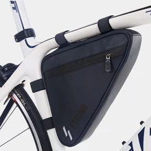 Rower górski rowerowa trójkątna torba wodoodporna torba rowerowa etui przednia rama torebka podsiodłowa do rekreacji na świeżym powietrzu akcesoria tanie tanio CN (pochodzenie) odporne na deszcz XD05