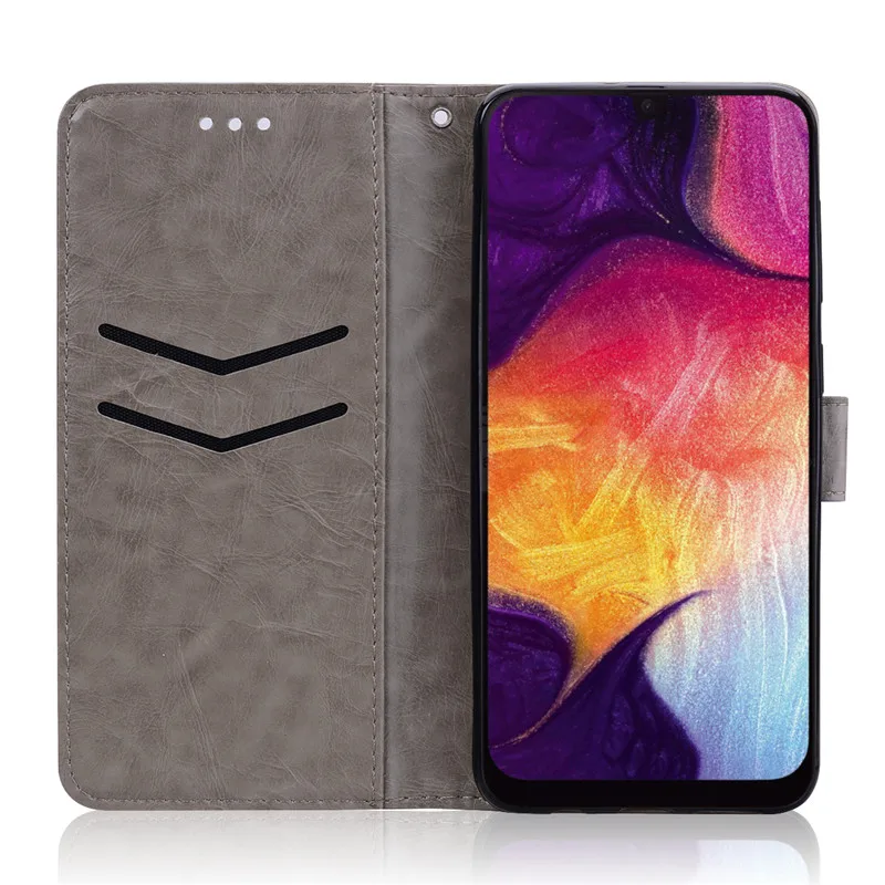 Чехол для samsung Galaxy A50, задняя крышка из ТПУ, кожаный флип-чехол для телефона samsung A50 A 50 A505 A505F, SM-A505F, Coque Fundas