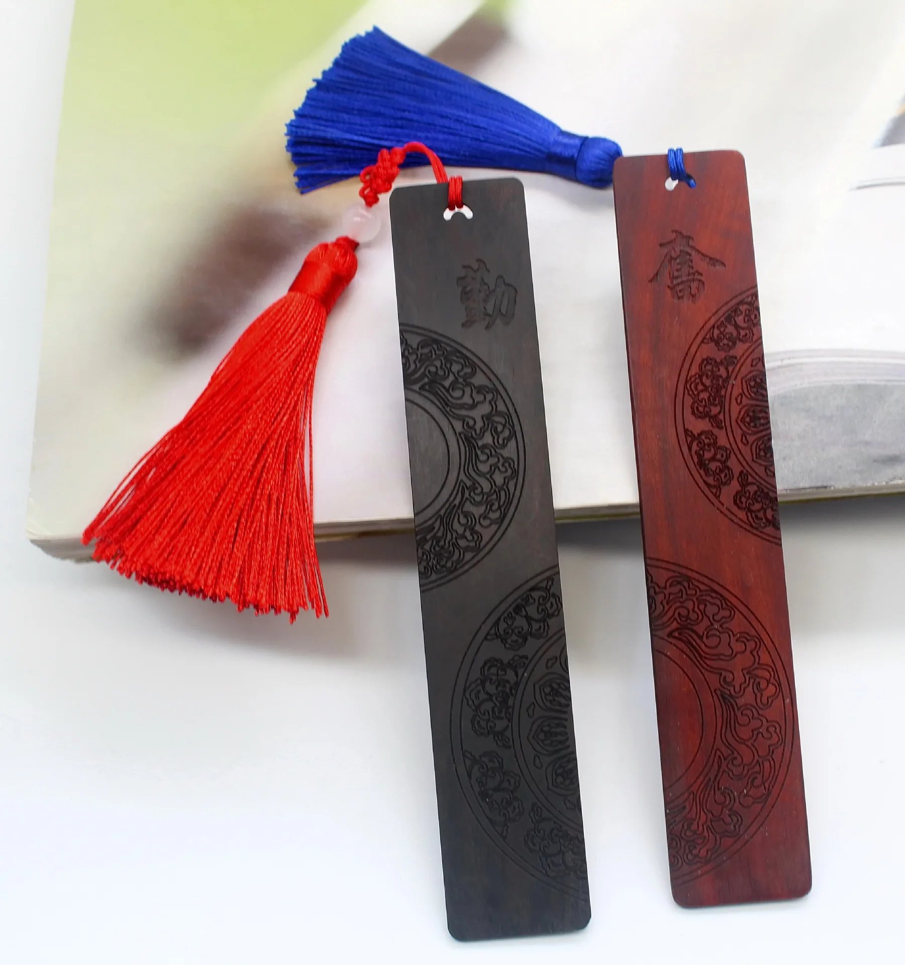 

Mahogany Bookmark Creative Ebony Crafts Students Stationery School Gift 2019 Chinese-style New