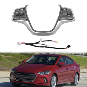

96700-F2100 for Hyundai Elantra Steering Wheel Cruise Control Buttons Control Volume Channel Bluetooth Phone Button