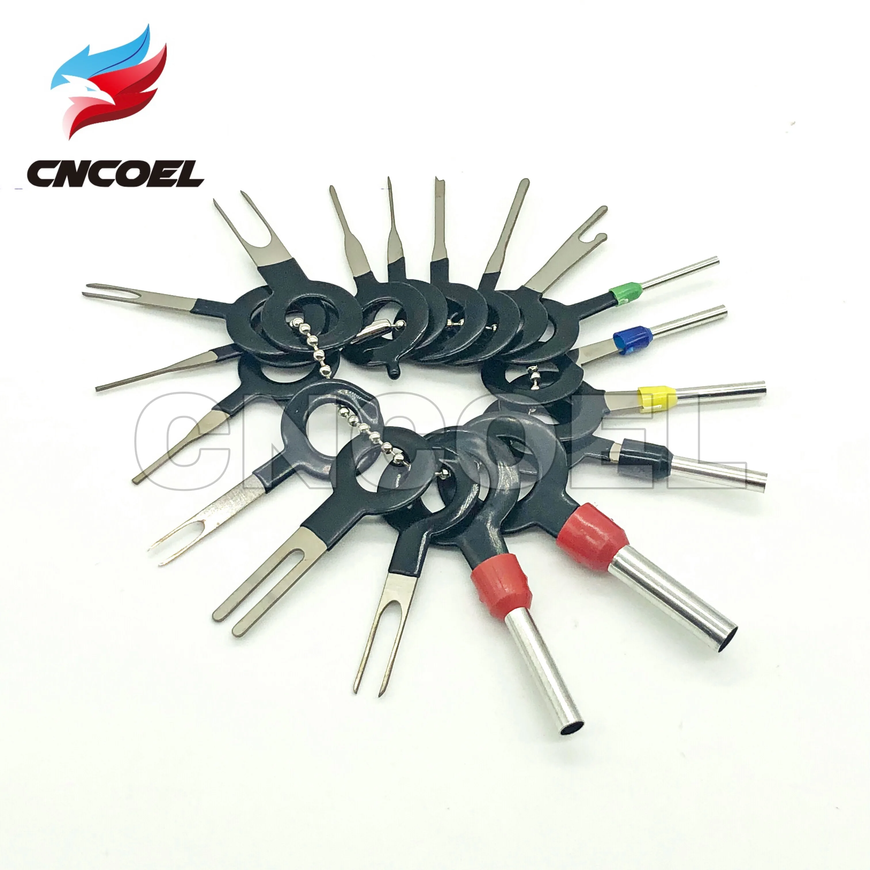 

18Pcs Automotive Plug Terminal Remove Tool Set Key Pin Car Electrical Wire Crimp Connector Extractor Kit Accessories
