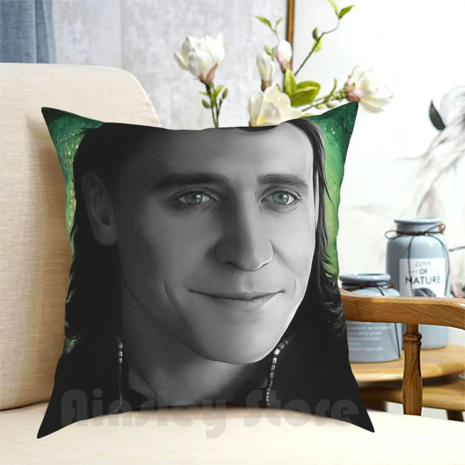 

-Подушка с рисунком, домашняя мягкая декоративная подушка Tom Hiddleston