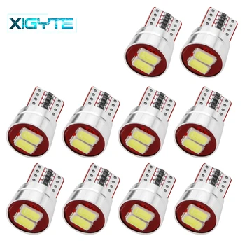 

10PCS Car Styling Car Auto LED T10 Canbus 194 W5W 2 SMD 5630 LED Light Bulb No Error LED Light Parking T10 LED Car Side Light