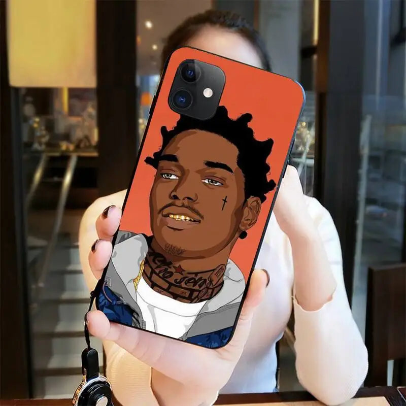 CUTEWANAN Kodak Black Rapper Phone Case Cover for iPhone 11 pro XS MAX 8 7 6 6S Plus X 5S SE 2020 XR case