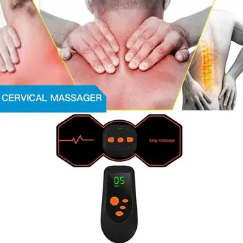 

Remote Control Neck Sticker Charging Neck Massage Massager Smart Cervical Mini Massage Sticker