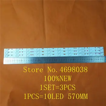 

15PCS/lot LCD TV LED Back light D304PHHB01F5B KJ315D10-ZC14F-03 303KJ315031 D227PGHBYZF6A E348423 1PCS=10LED 570mm