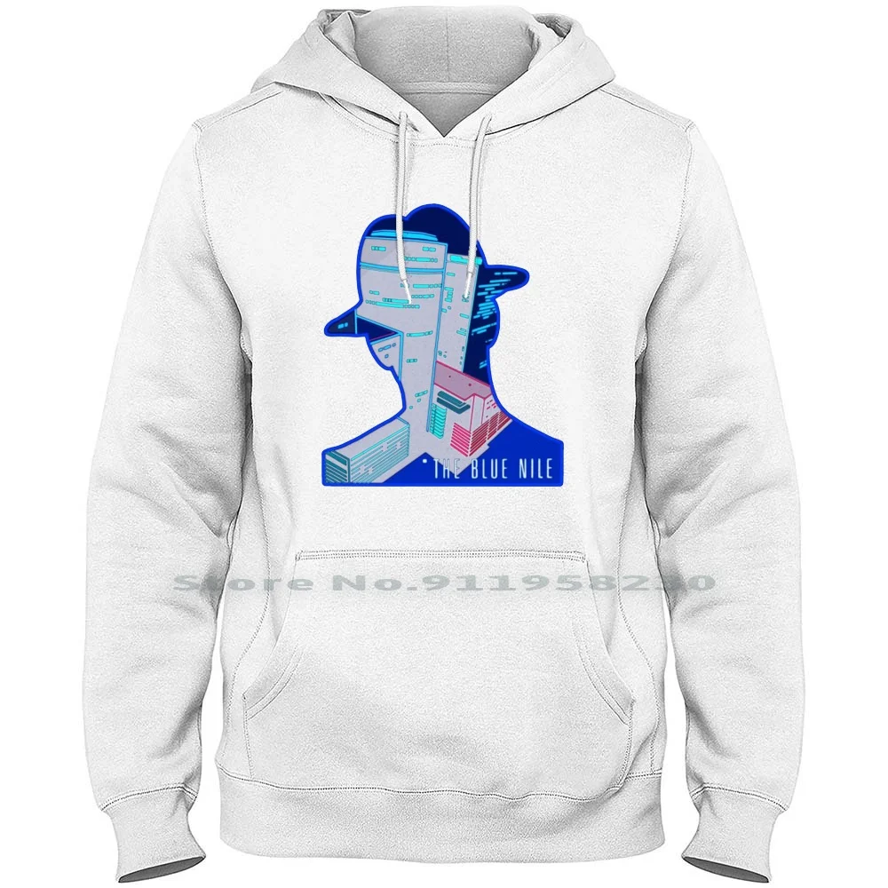 The Blue Hats Uomo Donna Felpa Con Cappuccio Maglione 6Xl Big Size Cotton Scottish Record Music Album Paul Nile Cord Blue Band Bum 80S Music