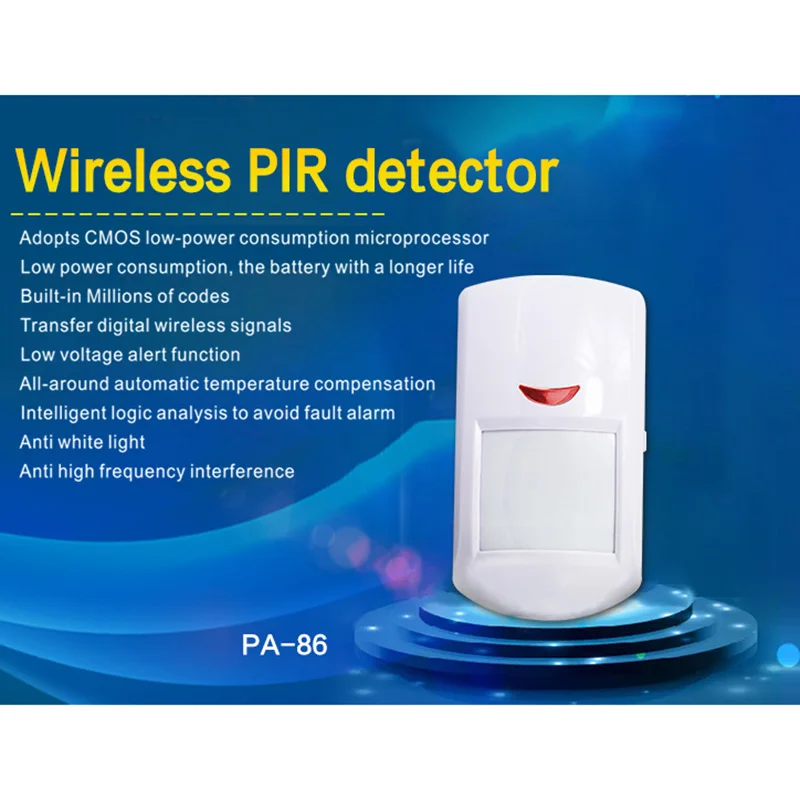Wi Fi GSM 3G 433 МГц беспроводной ИК датчик движения инфракрасный детектор для системы