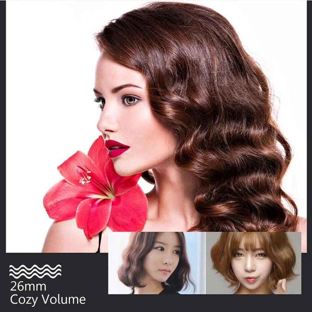 Multi-Function Egg Roll Bar Water Ripple Hair Curler Big Roll Egg Head Three Stick Wave Portable Hair Curler
