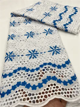 

XIYA African Cotton Lace Fabric 2020 High Quality Lace Nigerian Lace Fabrics Swiss Voile Lace In Switzerland For Women QF3529B-6