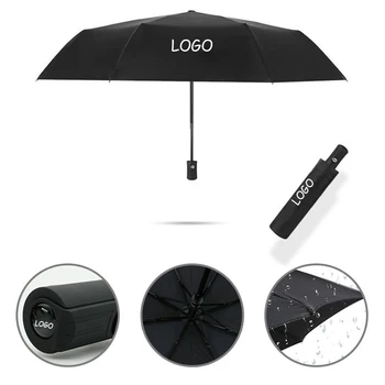 

Business Affairs Automatic Umbrella Windproof For Toyota Camry Prius Venza Prado Land Cruiser Highlander Car Logo Accessories