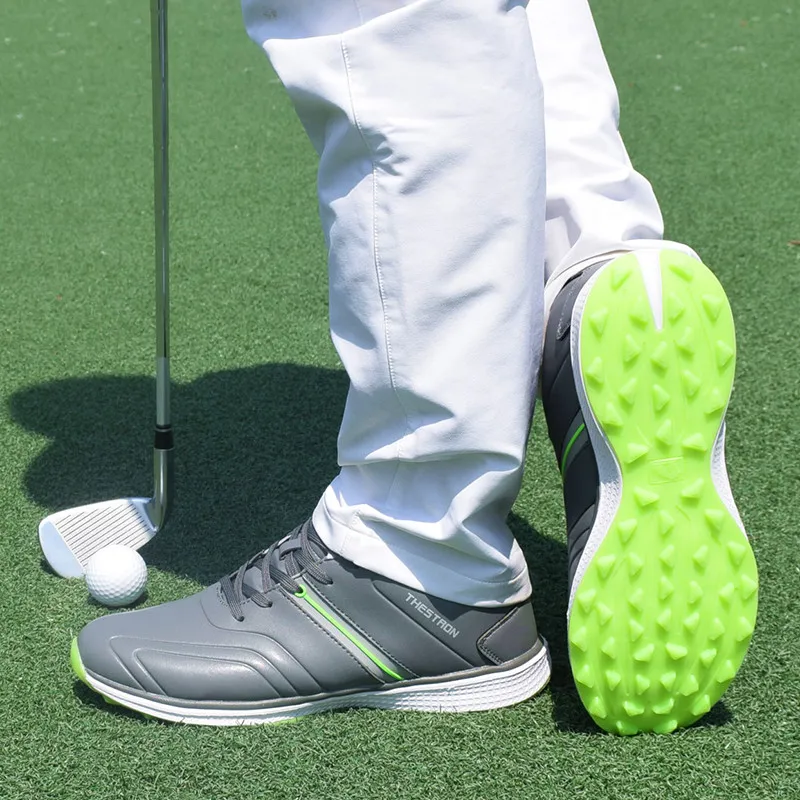 Larger Size US14 Men Golf Shoes Brand Sneakers Lightweight Lace-up Walking Sport Trainer Male Footwear | Спорт и развлечения