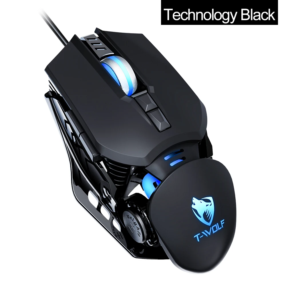 Проводная мышь T - ray WOLF G530 для киберспорта игры в виде курицы USB макро разрешение |