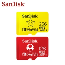 Новейший двойной флеш-накопитель SanDisk 256 ГБ, Micro SD карта, U3 128 ГБ флеш-карта, карта памяти Micro SD 4K Ультра карта HD TF оригинальный Для Nintendo переключатель Новейший двойной флеш-накопитель SanDisk 256 ГБ, Micro SD карта, U3 128 ГБ флеш-карта, карта памяти Micro SD 4K Ультра карта HD TF оригинальный Для Nintendo переключатель