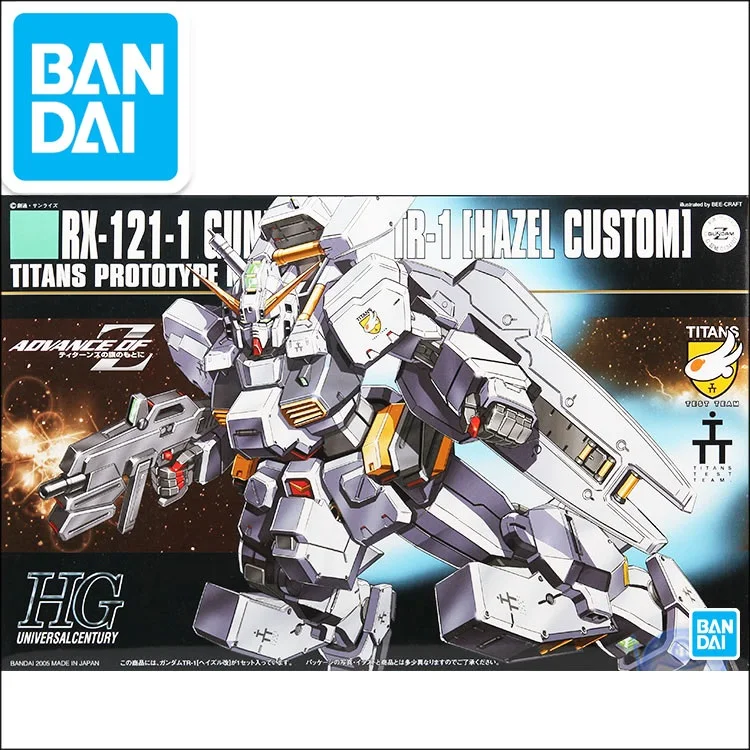 Оригинальный Gundam HG 1/144 модель RX-121-1 HAZEL пользовательские TR-1 мобильный костюм детские игрушки
