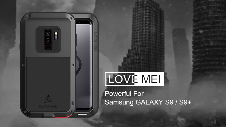 Защитный противоударный чехол LOVE MEI для samsung Galaxy S9 S9 Plus, мощный металлический алюминиевый чехол для Galaxy S9 S9Plus, чехол