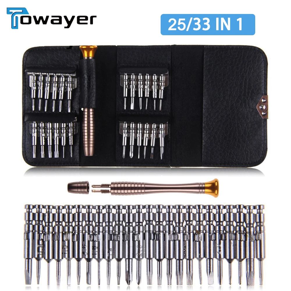 25 In 1 Torx Precision Screwdriver Bit Set Hand Tools Screw Driver Kit For Xiaomi Phones Repair | Инструменты