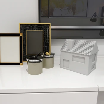 

House box cement silicone mold creative modeling storage box mold cement box mold home savings tank silicone mold