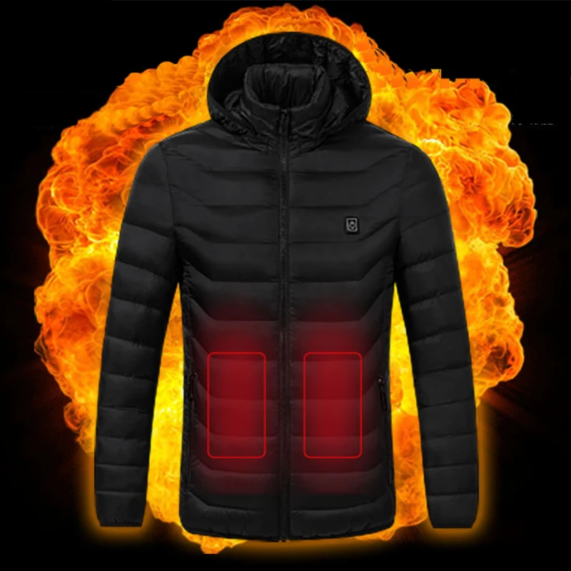 S-3XL водонепроницаемая куртка для пеших прогулок с подогревом, зимнее ветрозащитное пальто для мужчин, лыжные теплые флисовые куртки, непромокаемая Мужская одежда для улицы