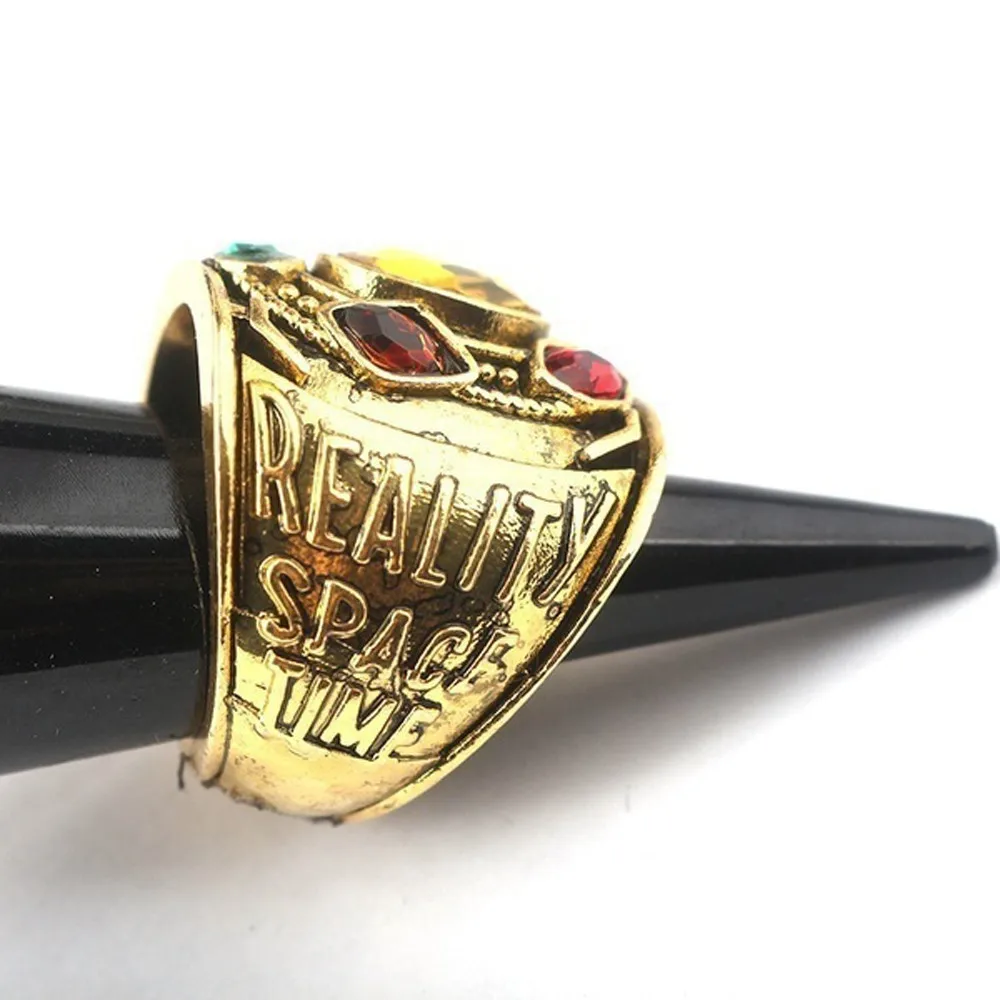 Новое мощное кольцо Infinity Wars танос ювелирный браслет винтажное мужское с буквами