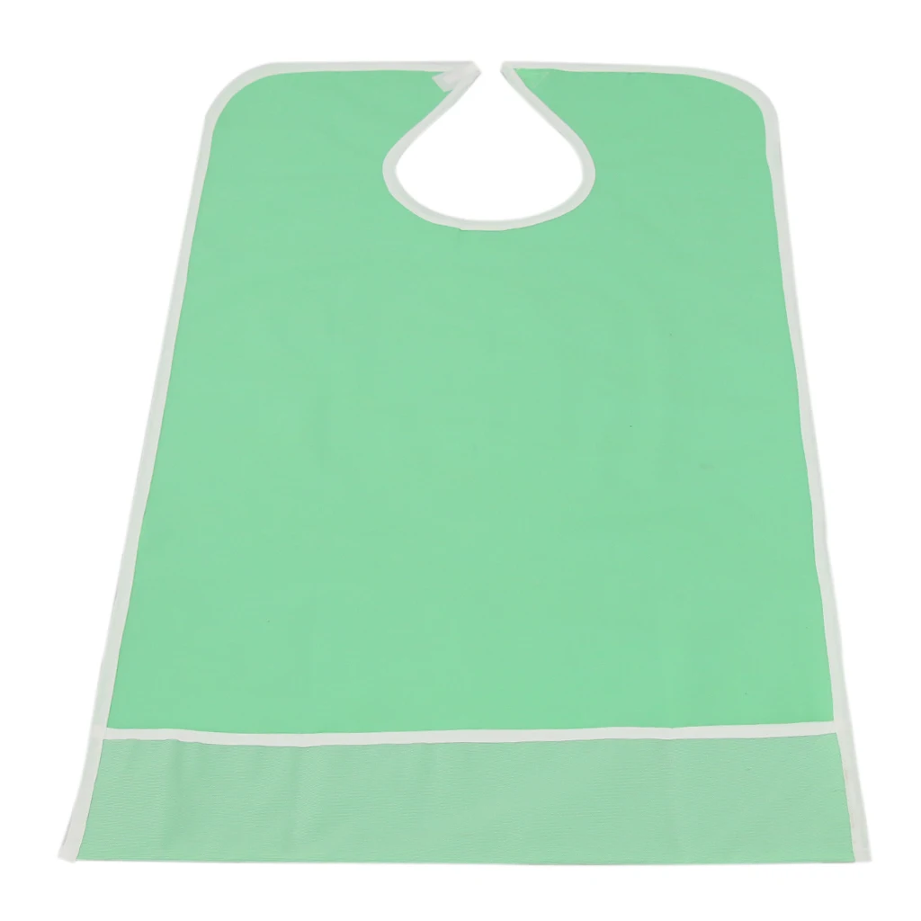 Adult Bib Mealtime Dinner Cloth Protector Disability Aid Aprons for Elder Patient