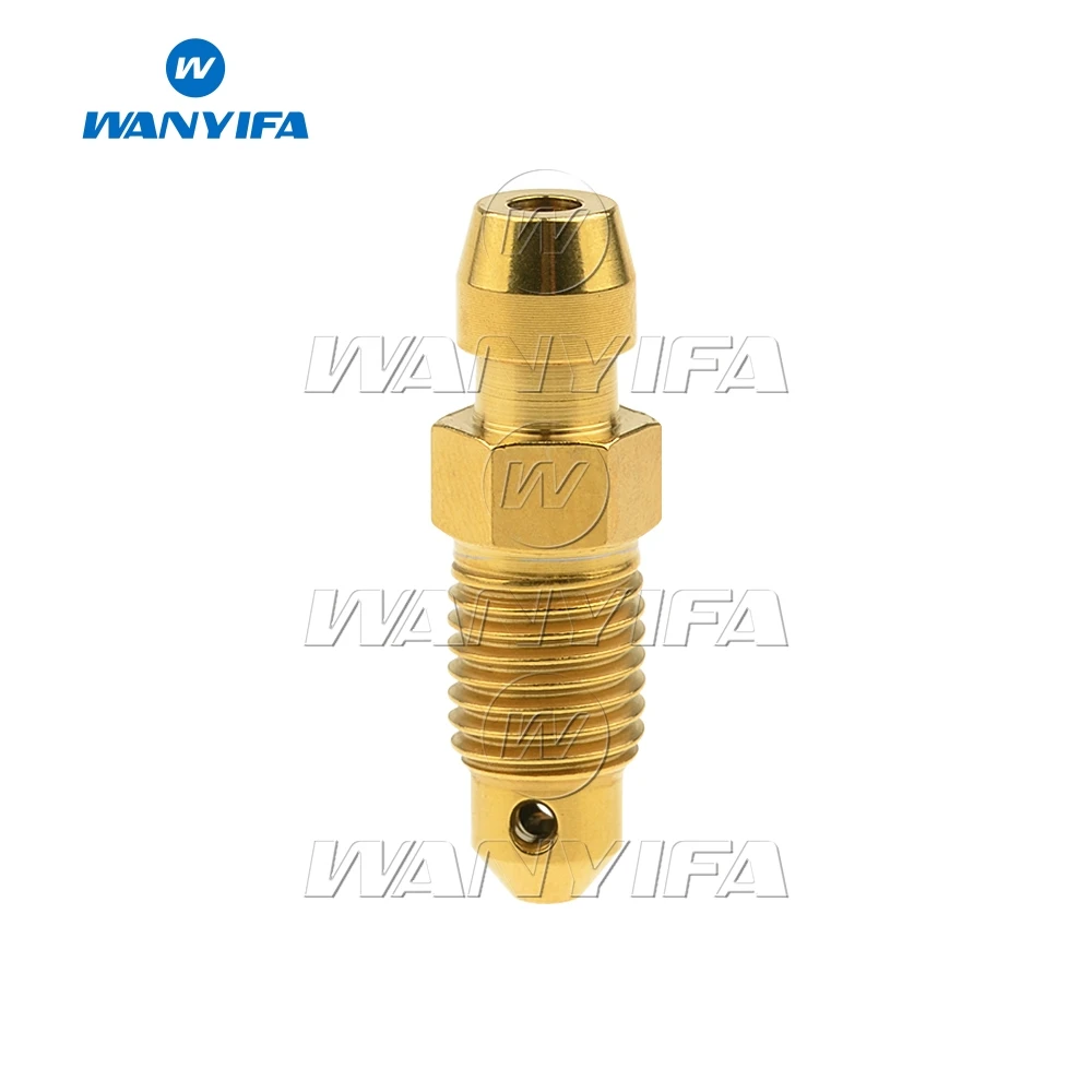 Gold M8X1.25 Wanyifa мотоциклетные плоскогубцы Титановые трубы Болты Винты M8x1.0 1,25 мм Для Brembo выпуск масла Car/Frando ушка - Цвет: Gold M8X1.25
