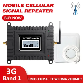 

70db 3g 2100 Repeater Cell Phone Signal Repeater Mobile 2100MHz Signal Booster Amplifier LCD LTE WCDMA UMTS 2100mhz