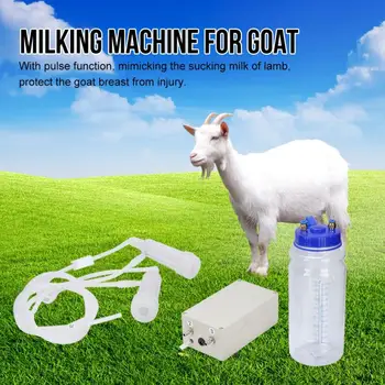 

Portable 100-240V Mini Household Electric Vacuum-Pulse Milking Machine Pulsating Milker for Goat Sheep