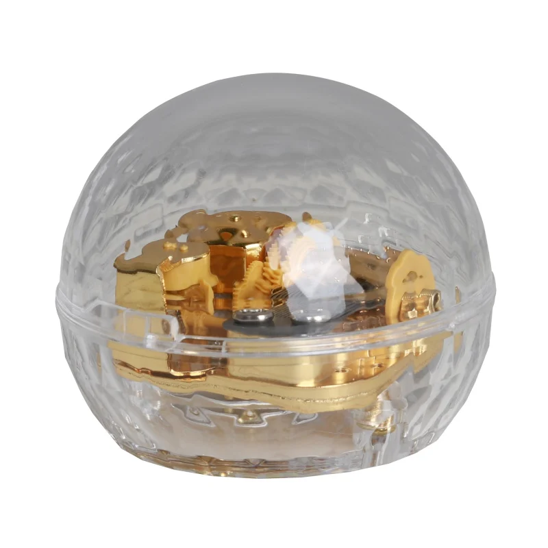 Mechanism Acrylic Music Box Color Spherical Manual Music Box For Valentine Christmas Birthday Gift Music Box - Цвет: You are my sunshine