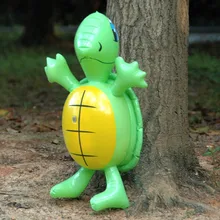 Grands jouets gonflables en forme de tortue, support de jeu de Performance, cadeaux d'anniversaire pour enfants, modèle animal