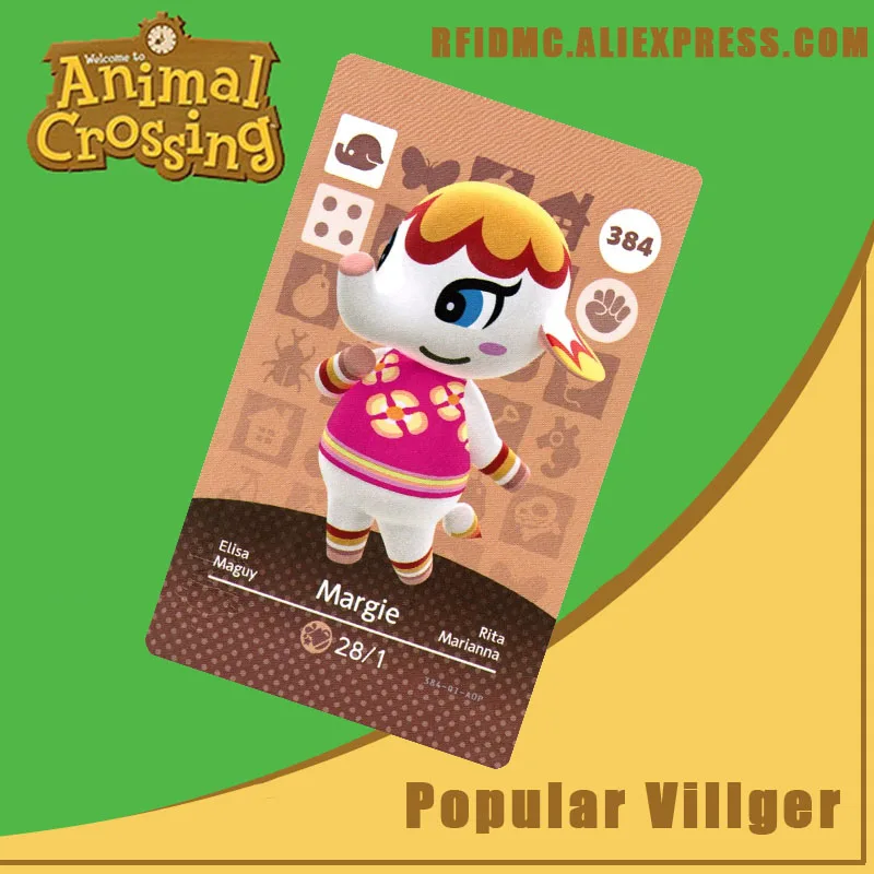 384 Margie Animal Crossing Card Amiibo for New Horizons - AliExpress  Security & Protection