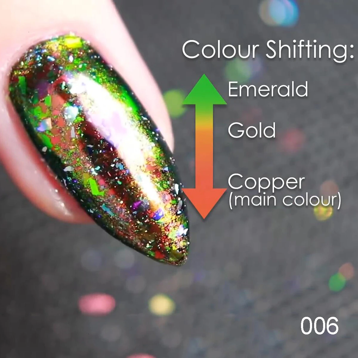 BeautyBigBang, 0,2 г, хамелеон, лак для ногтей, неровные блестки, порошок кораллового цвета, блестки, маникюрные украшения ногти, блестки