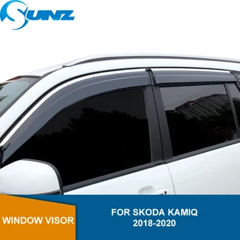 

Side Window Deflector For Skoda Kamiq 2018 2019 2020 Highly Transparent Car Window Shield Sun Rain Deflector Guard SUNZ