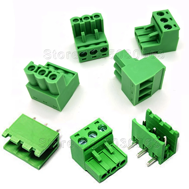 

5pcs/lot KF2EDGK-5.08mm 2P3P-18P plug-in type terminal hole seat straight needle/bend needle copper RoHs