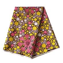 Mylb полиэстер восковая ткань Анкара бинта настоящий воск высокое качество 6 ярдов африканская ткань для вечерние платья