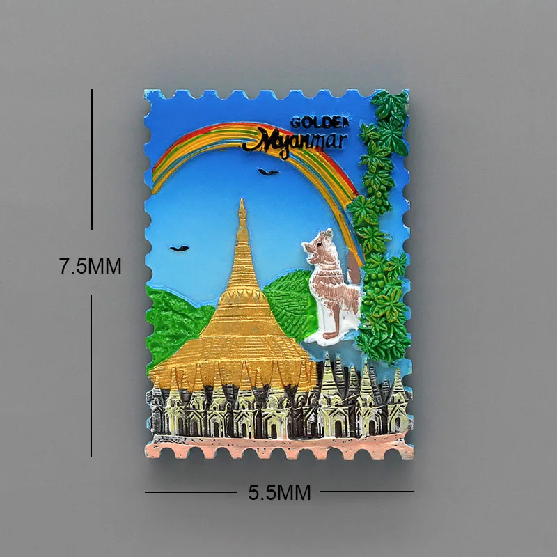 3D Magnetic Refrigerator Souvenir Magnet