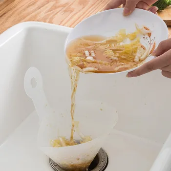 

Kitchen Garbage Separator Fliter Hanging Sink Drain Kitchen Garbage Separator Foldable Simple Sink Filter