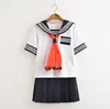 S-5XL Jigoku Shoujo Enma Ai Summer Sailor Suit JK School Uniform Students Cloth Tops Skirts Anime Cosplay Costumes 6