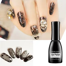 Прозрачная черная серия УФ Гель-лак для нейл-арта для женщин Косплей вечерние Mystious стильный маникюрный лак 15 мл