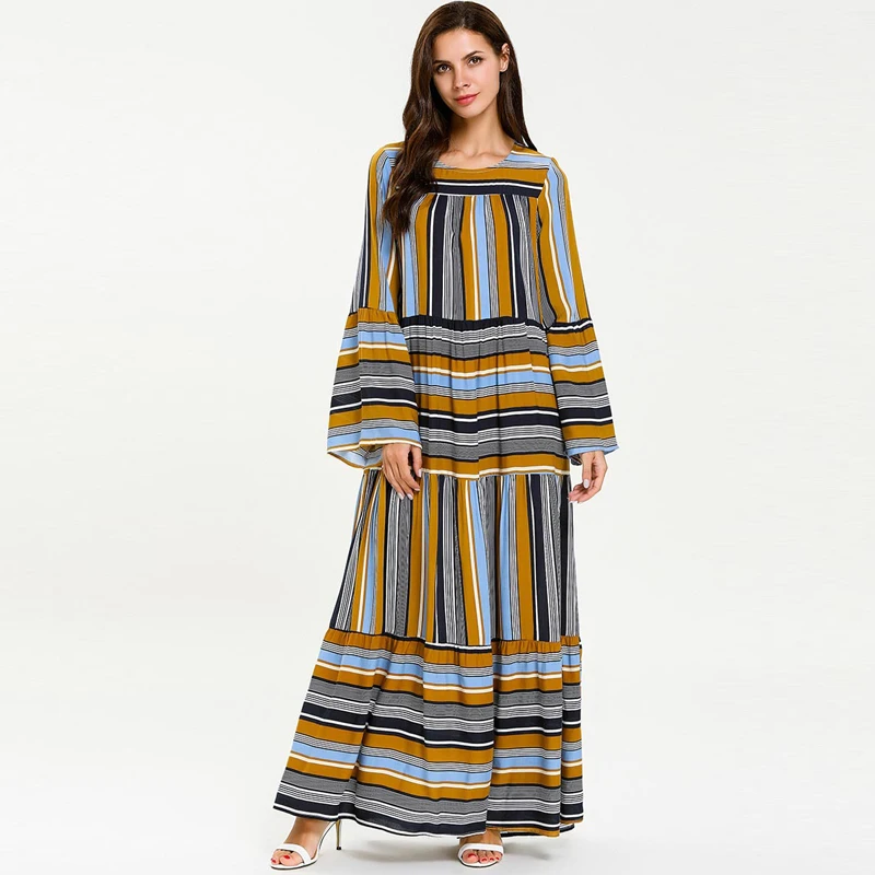 striped kaftan